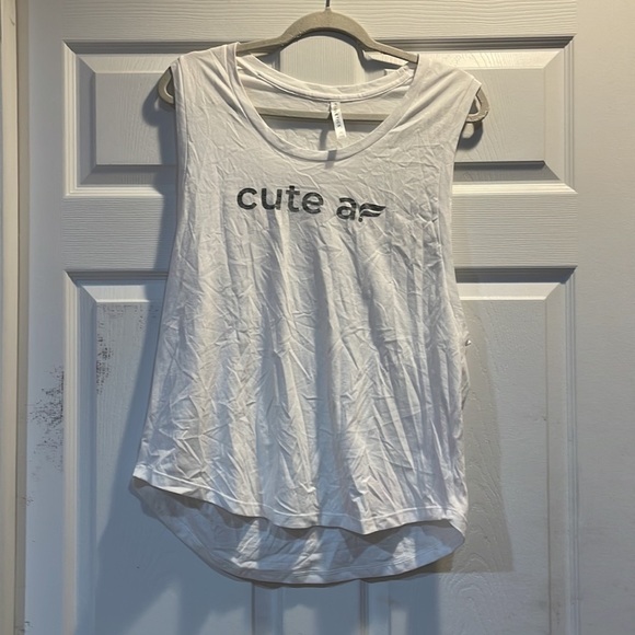 FABLETICS Cute AF Oversized Workout Tank Top M - Picture 2 of 6